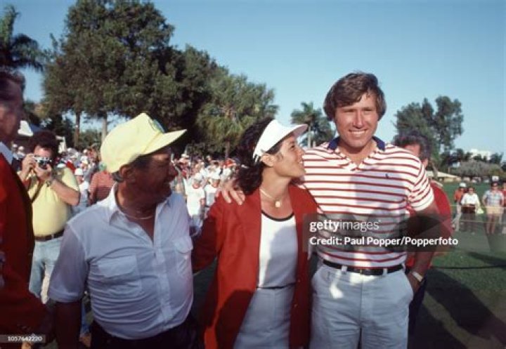 Nancy Lopez and Ray Knight