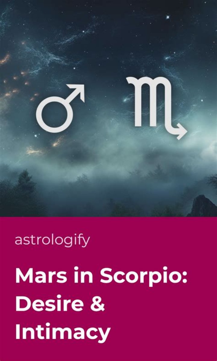 Natal Mars In Scorpio Traits In Life And Love