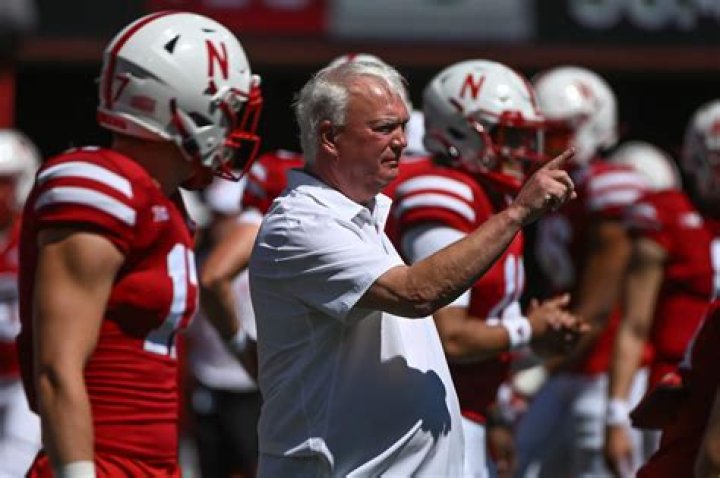 Nebraska OC Mark Whipple injured on sideline vs. Michigan