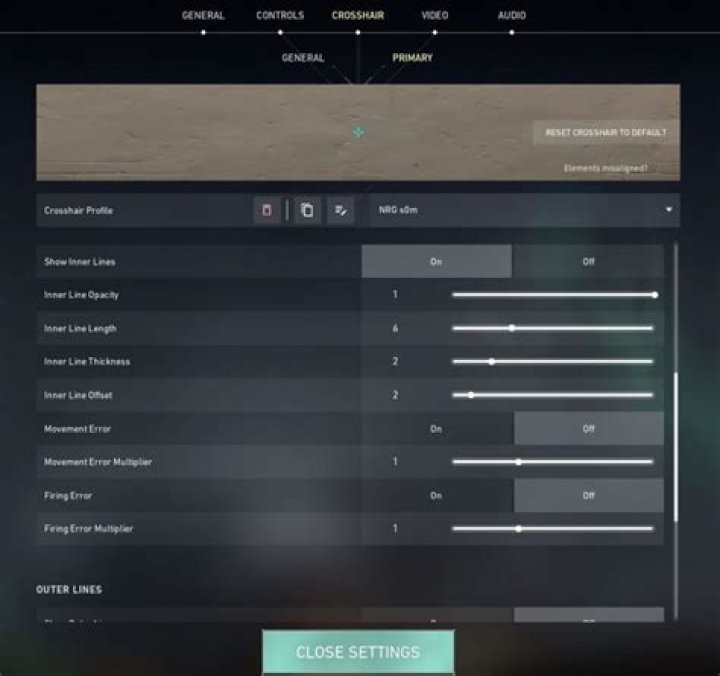 NRG s0m Valorant settings: Gear, Mouse Sensitivity, Crosshair, Key binds, Graphics, Video Settings.