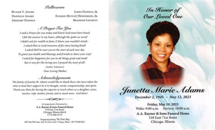 Obituaries – Page 58 – Metropolitan Funeral
