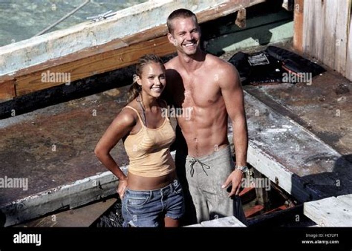 Paul Walker and Jessica Alba