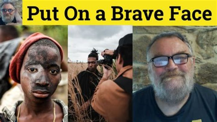 Putting a brave face on a crisis