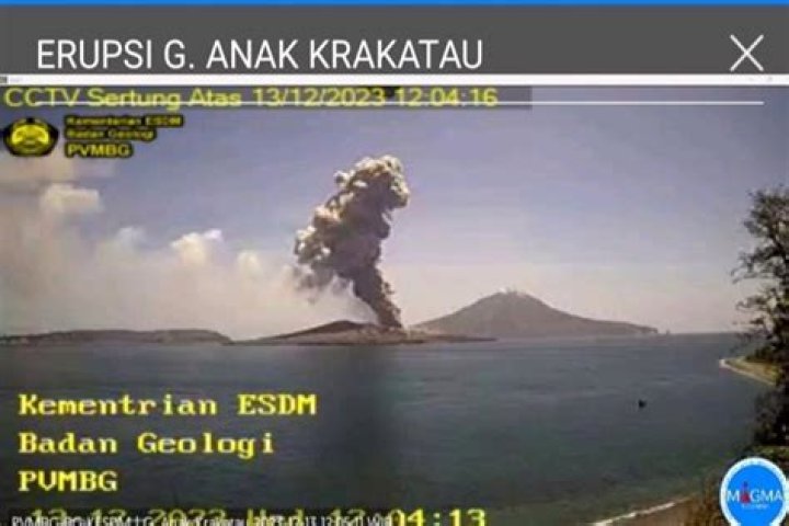 PVMBG Explains Mount Anak Krakatau's Recent Eruptions