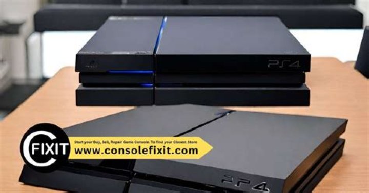 Quelle est la différence entre une PS4 slim et une PS4 normal ?