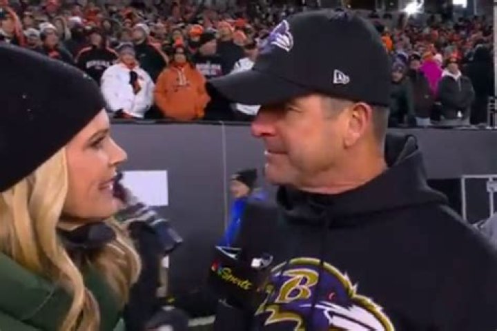 Ravens HC John Harbaugh goes viral for sarcastic interview with female reporter