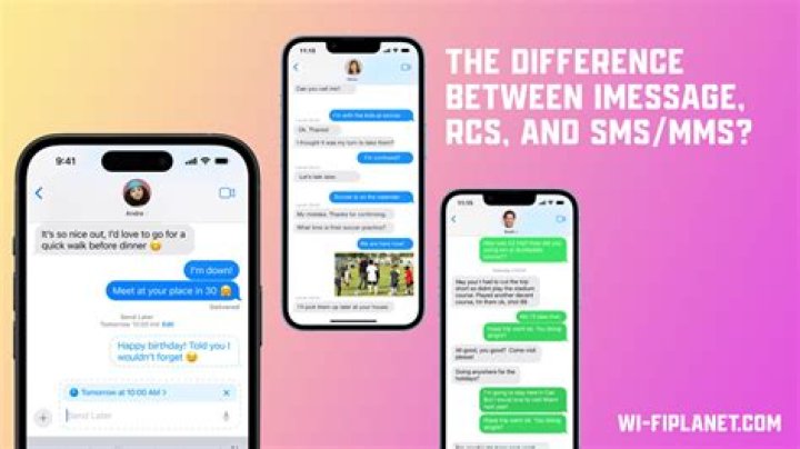 RCS vs. SMS vs. iMessage: What's the difference?