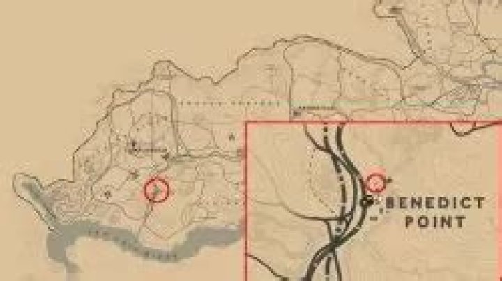 RDR2 Elemental Trail Treasure Map Location