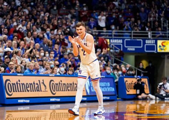 Rock, talk, Jayhawk: Kansas’ Christian Braun backs up his swagger with star-level production