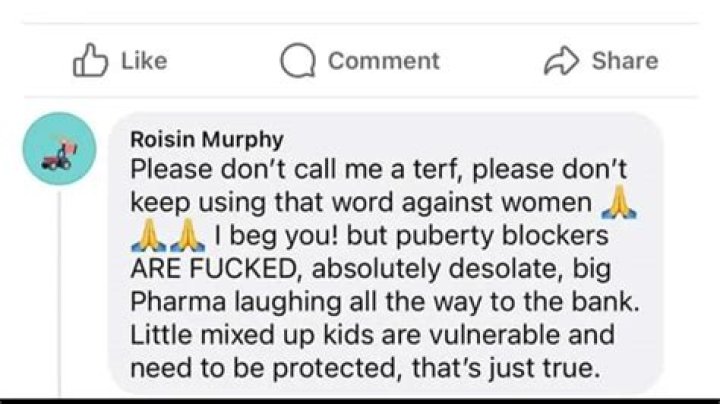 Róisín Murphy Sorry She ‘Blindsided’ Fans With Anti-Trans Comments