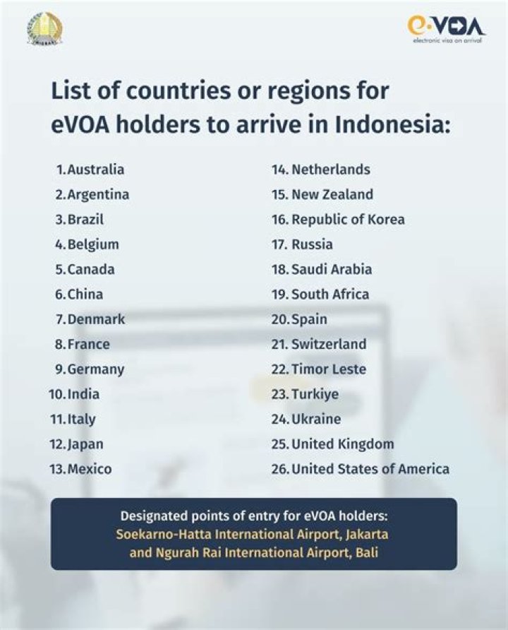 Russia Launches E-Visa for 55 Countries, Including Indonesia