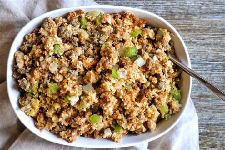 Sausage and Cornbread Stuffing Recipe | Recipe