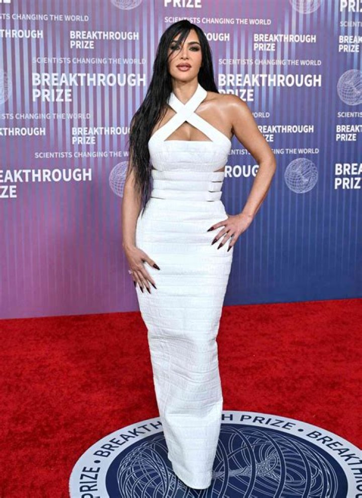 See Kim Kardashian's Cutout Bandage Dress
