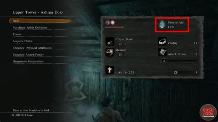 Sekiro Unseen Aid - How to Get & Increase Chance