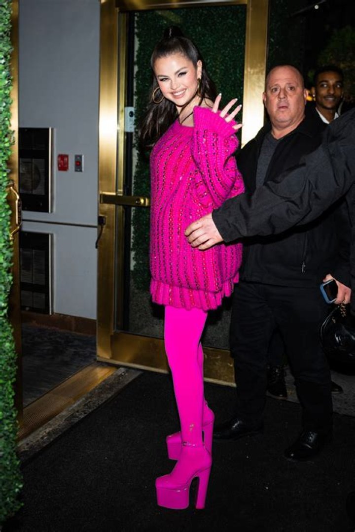 Selena Gomez Wore an Ultra-Cozy Take on the Barbiecore Trend