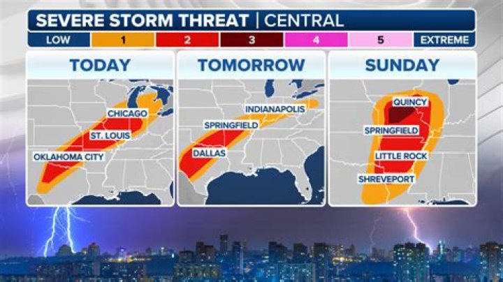 Severe weather outbreak expected Easter Sunday night