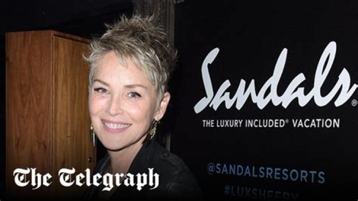 Sharon Stone unveiled her new pixie crop this weekend
