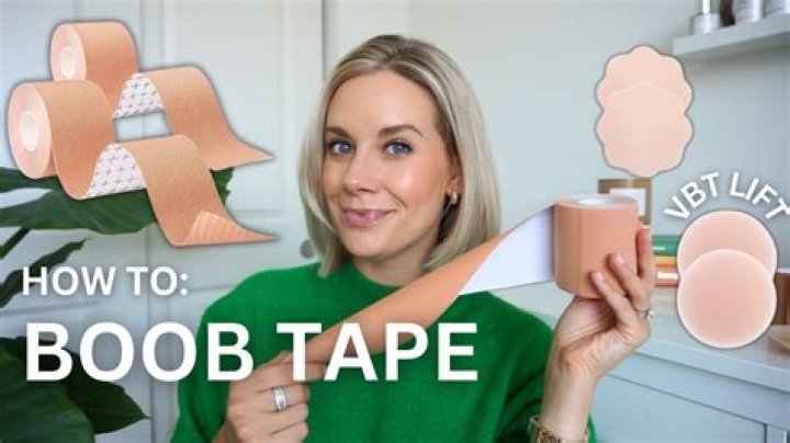 Shoppers Are Replacing Their Bras With the $10 VBT Boob Tape
