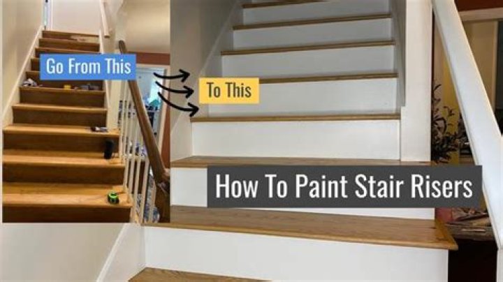 Should I paint stair risers white?