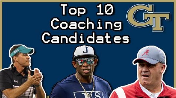 Six coaching candidates Georgia Tech could consider