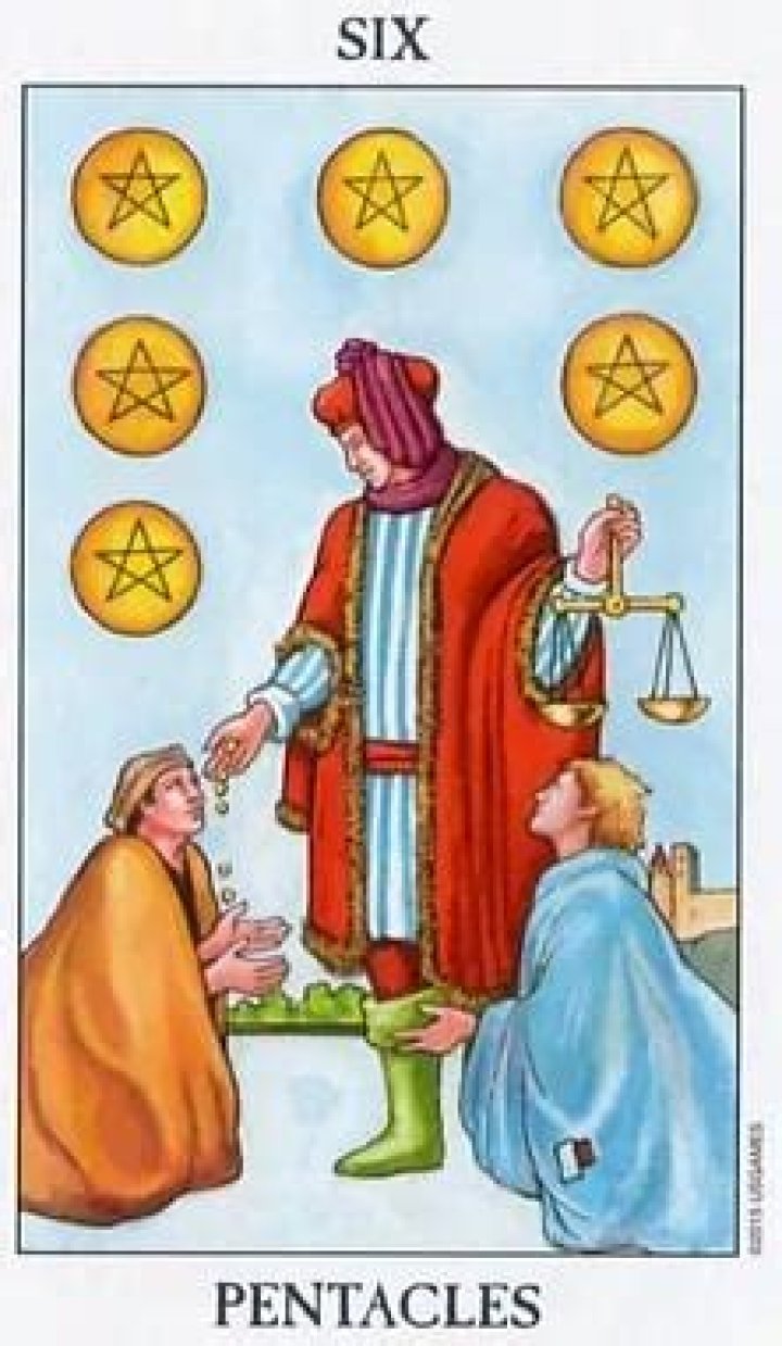 Six of Pentacles Meaning: Upright and Reversed