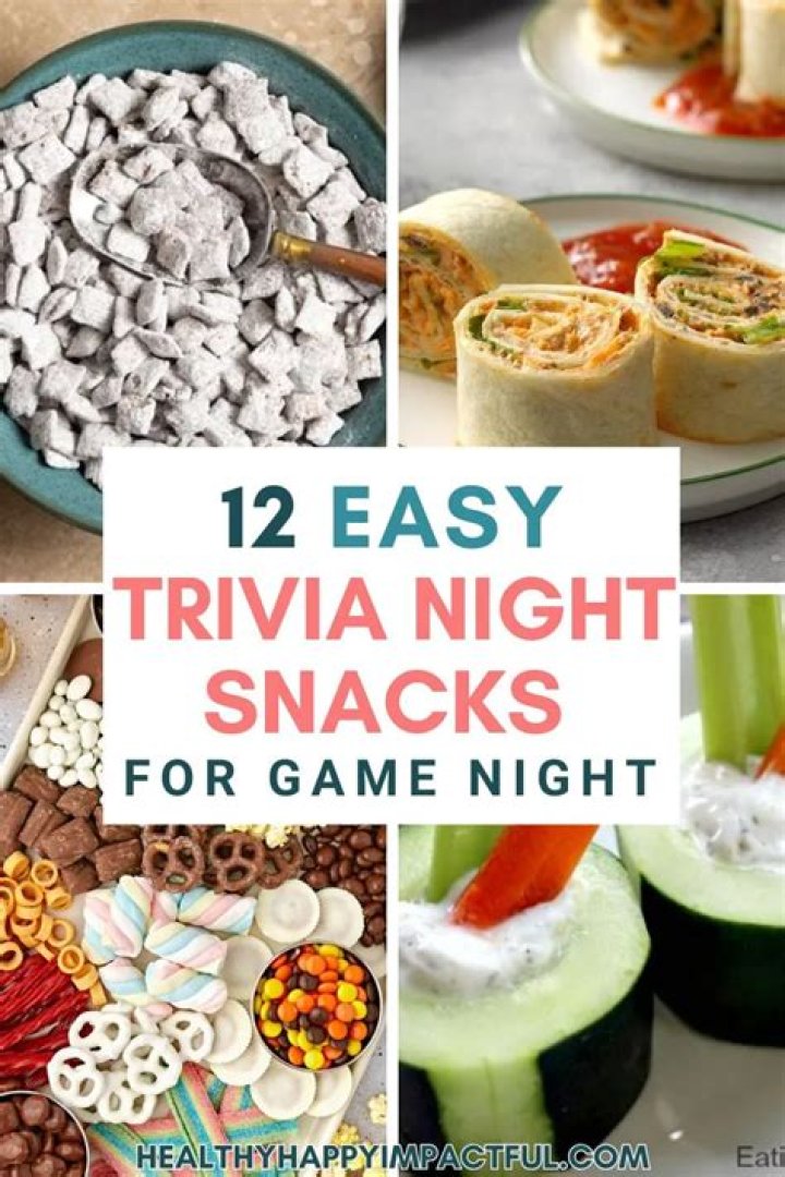Snacks will make your trivia night a winner