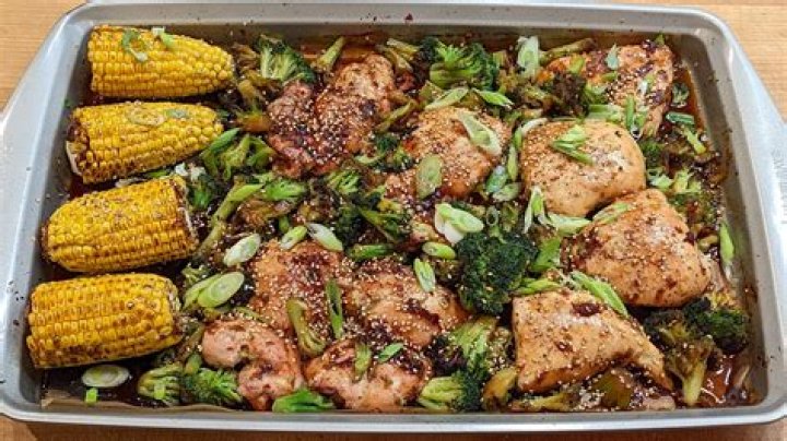 Sticky Chicken Tray Bake | Rachael Ray | Recipe