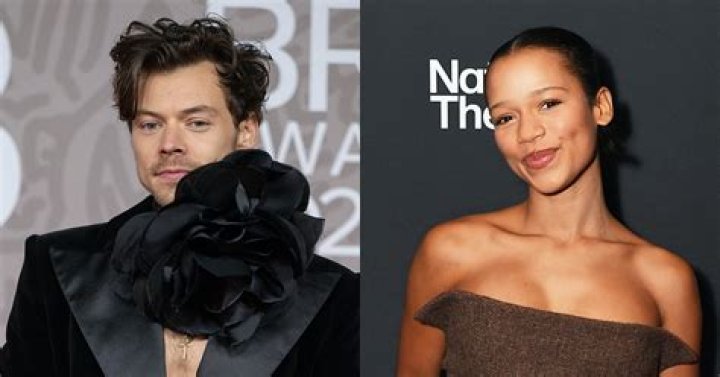 Taylor Russell and Harry Styles