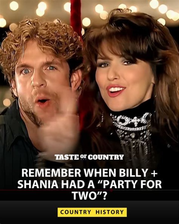 That Time When Shania and Billy Hosted A “Party For Two”