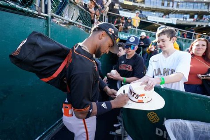 The Giants’ Luis Matos has arrived, and it’s OK to be unreasonably excited
