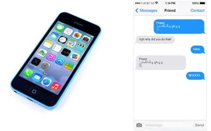 This 'effective power' text will make your friend's iPhone crash if you send it to them