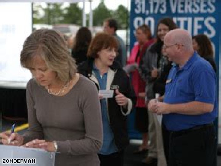 Thousands pen traveling Bible - CNN.com