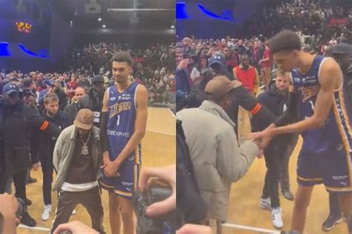 Travis Scott made Wemby nervous? NBA prospect has worst game in front of rapper