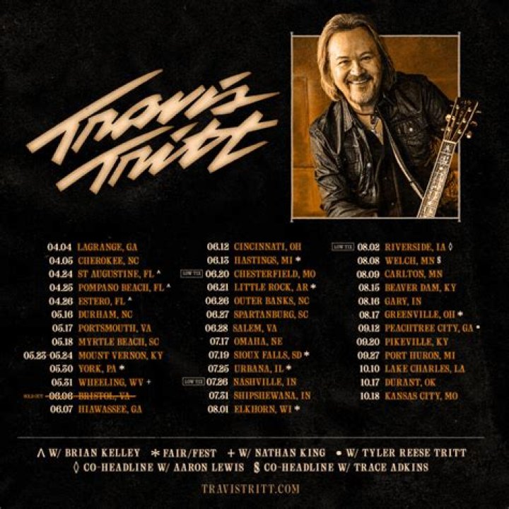 Travis Tritt Adds to His 2022 Tour With 'Set in Stone' Dates