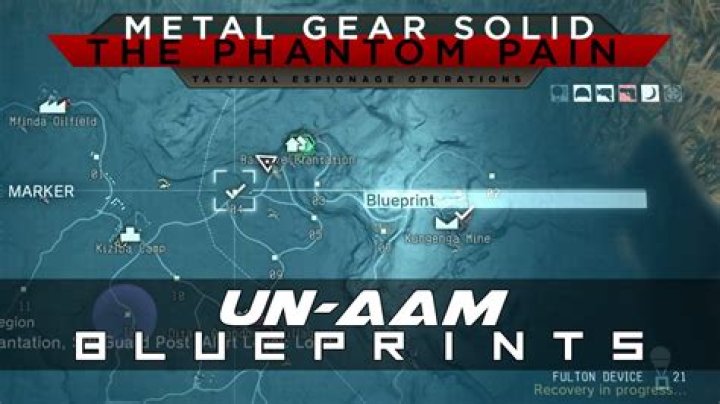 UN-AAM Blueprint Location | MGSV: The Phantom Pain