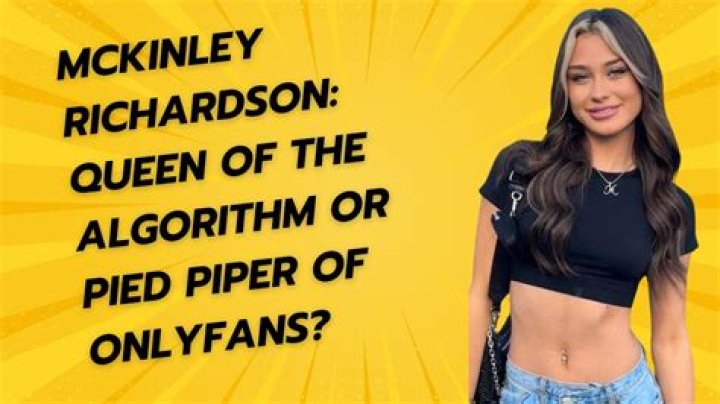 Understanding The McKinley Richardson OnlyFans Leaks: Insights And Implications