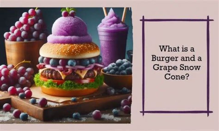 Unraveling The Mystery: What Is A Burger In A Grape Snow Cone?