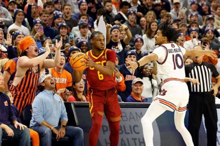 USC’s Bronny James plays his first road game, but Auburn makes it anticlimactic