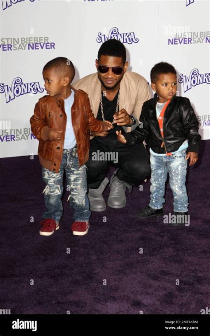 Usher Raymond and Karrine Steffans