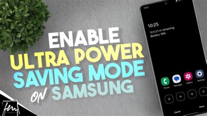 Using Ultra power saving mode with the Samsung Galaxy S7