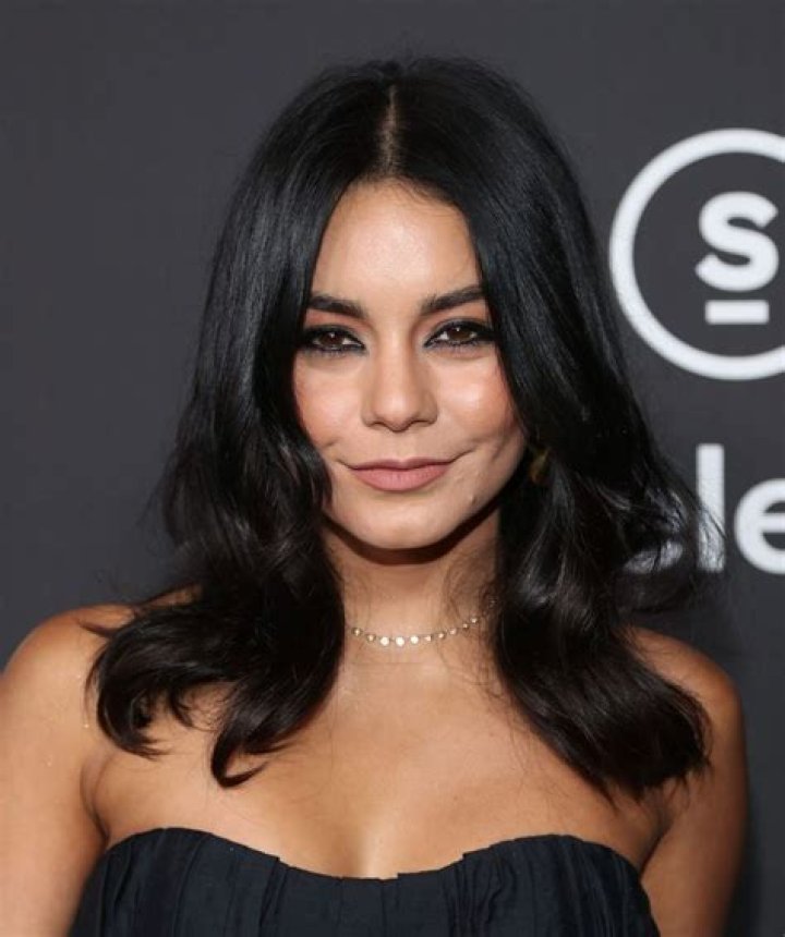 Vanessa Hudgens's Black Ball Gown Is Giving Gothic Wedding
