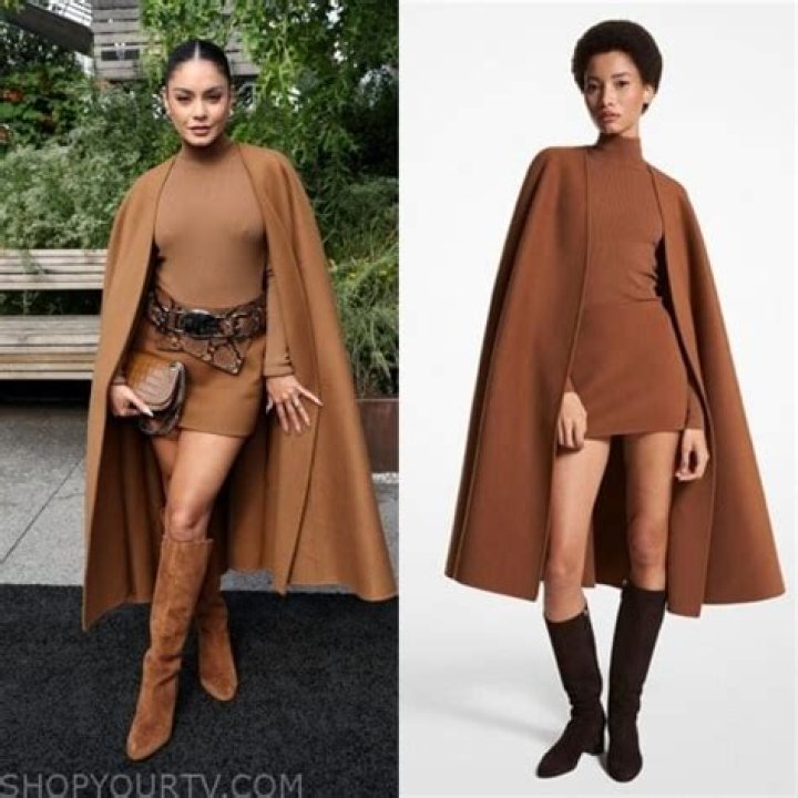Vanessa Hudgens Wore a Cape With Two Different Outfits in One Day
