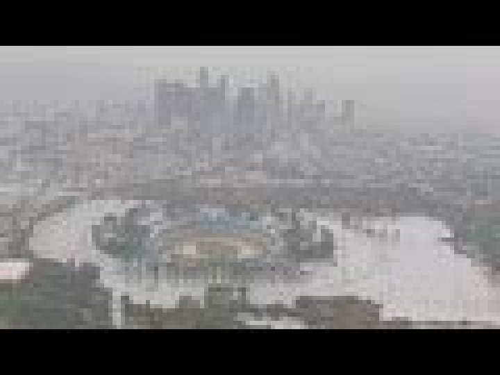 Video shows how Dodger Stadium became a lake during tropical storm Hilary