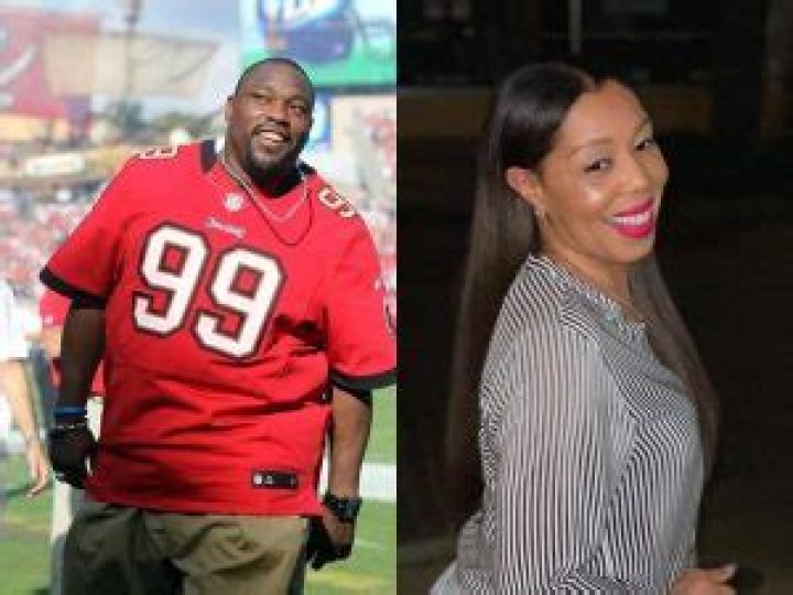 Warren Sapp and Jamiko Vaughn