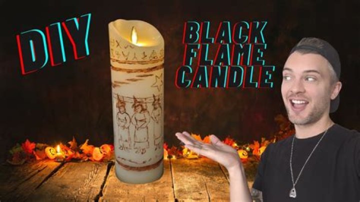 What are black flame candles?