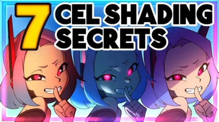 What are cell shaded graphics?
