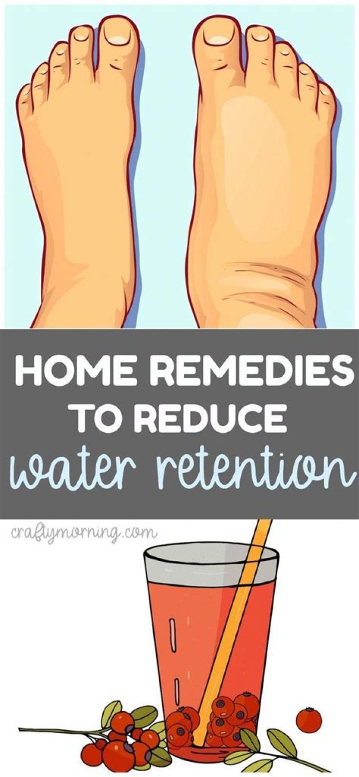 What can I do to stop retaining water?