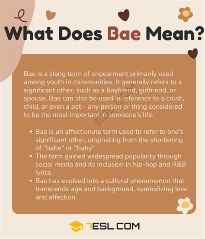 What Does Bae Mean & How To Use It Correctly