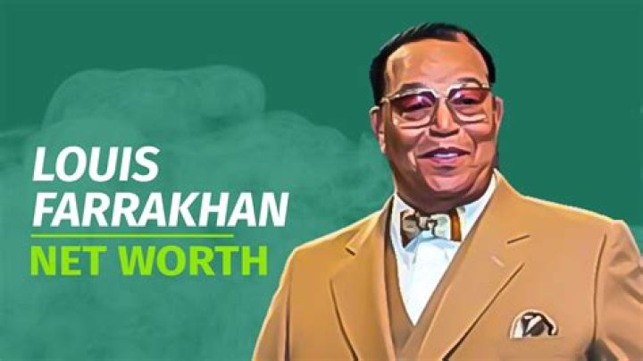 What Is Louis Farrakhan Net Worth