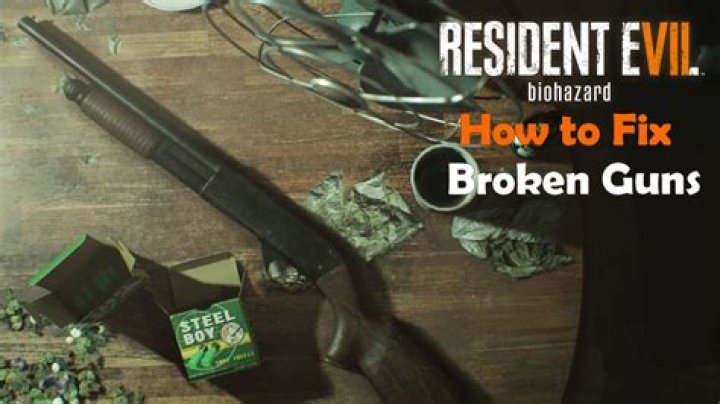What is the broken handgun for in Resident Evil 7?
